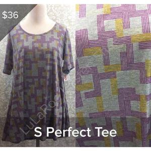 LuLaRoe Perfect Tee, Small, NWT